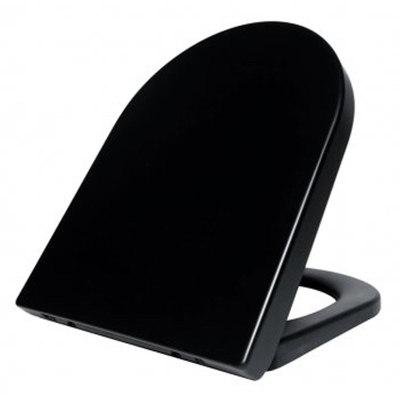 Wiesbaden Vesta Toiletzitting - softclose en quickrelease - mat zwart