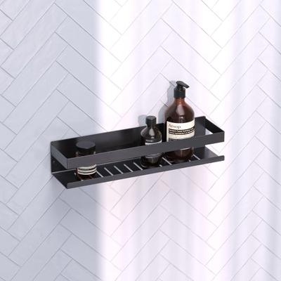 Brauer Etagère de douche - 40x10cm - Gunmetal brossé