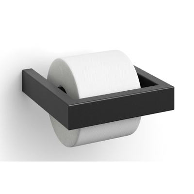 Zack LINEA Toiletrolhouder - 15cm - zwart