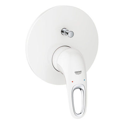 GROHE Eurostyle New afbouwdeel v. inbouw badkraan met omstel m. open greep chroom/wit 24049LS3