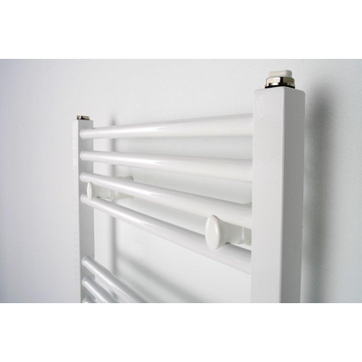 Instamat Robina radiateur électrique pour serviettes, h 1285 x l 600 mm, avec supports muraux, blanc standard