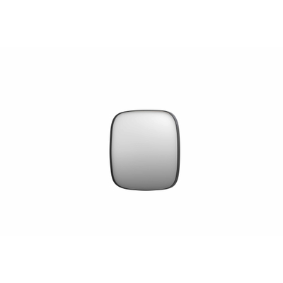 INK SP29 miroir – 80 x 80 cm – Metal black brossé (anthracite)