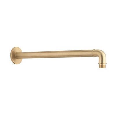 Crosswater MPRO INDUSTRIAL Muurarm - 33cm geborsteld messing living colours - geborsteld messing (goud)