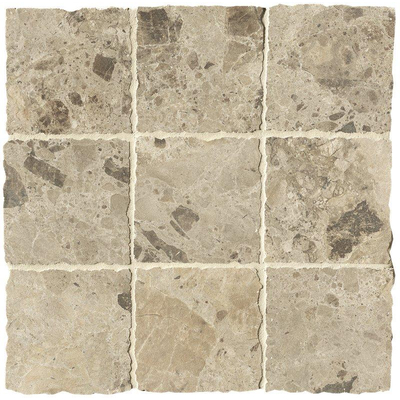 Fap Ceramiche Nativa Sand Macro Mosaico Carrelage sol soyeux - 10x10cm - Sable