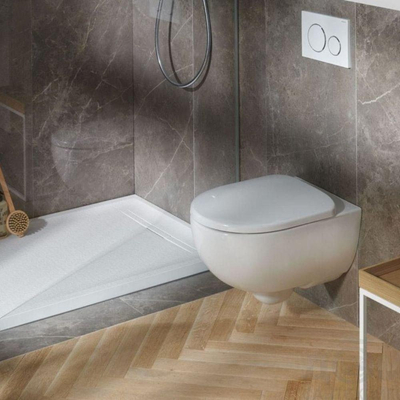 Geberit Renova Compact wandclosetpack diepspoel rimfree met closetzitting softclose wit