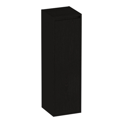 BRAUER Adore armoire de salle de bains - 120x35x35cm - avec 1 porte sans poignée ouvrant à droite Timber Black