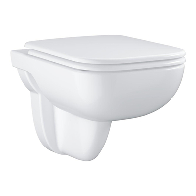 Grohe Start Edge Wandcloset - diepspoel - rimless - closetzitting met deksel en softclose - 35.9x53.5cm - wit