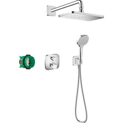 Hansgrohe Croma doucheset - 28cm - thermostatisch - chroom