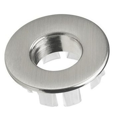 FugaFlow Eccelente Sobrado Anneau de trop plein 3cm pour lavabo Inox brossé