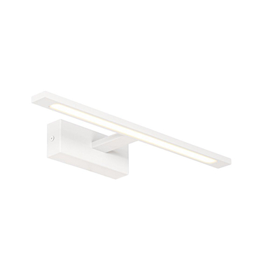 QAZQA Jerre applique murale - 41,5x13,5x5,5cm - LED incluse - IP44 - blanc mat