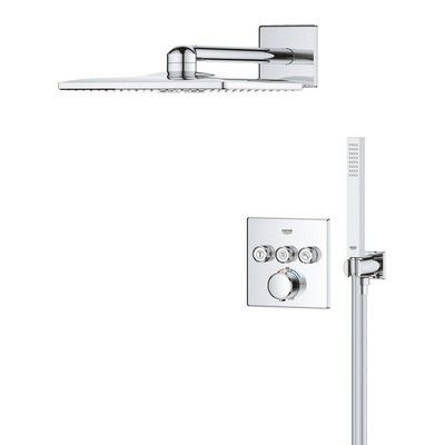 GROHE QuickFix Precision SmartControl inbouw douchesysteem met Vitalio SmartActive 310 Cube hoofddouche chroom