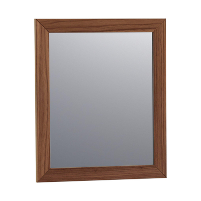 Saniclass Walnut Wood spiegel 60x70cm zonder verlichting rechthoek Natural walnut OUTLETSTORE