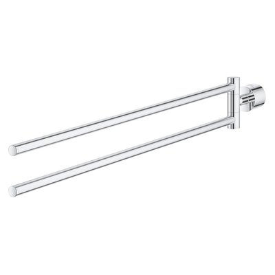 GROHE Atrio Handdoekhouder - 48.9cm - dubbel - draaibaar - chroom