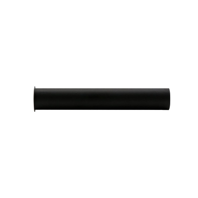 Wiesbaden Sifon tube d'extension 20cm avec collier noir mat