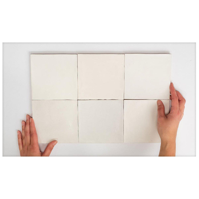 Vtwonen Craft Carreau mural 13x13cm 12mm éclat blanc Egg White Mat