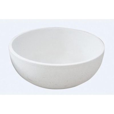 Best Design Aquastone Haichi vasque à poser ronde diamètre 42 cm hauteur 15 cm lime white