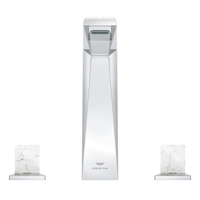 Grohe Allure brilliant private collection Mitigeur lavabo - M size - 3 trous - White attica