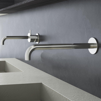 Hotbath Cobber Uitloop lengte 30 cm - geborsteld nikkel (RVS)