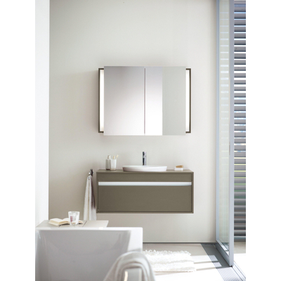 Duravit Ketho Meuble sous-lavabo 100x42.6x55cm basalte