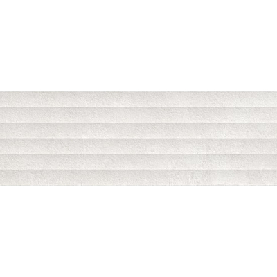 Metropol inspired bande décorative 30x90cm 11,3 avec rectifiée blanc mat
