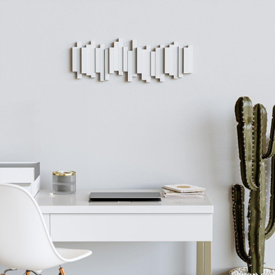 Umbra Sticks patère 49x18x3cm Plastique Blanc