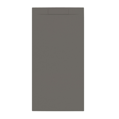 Allibert Luna douchebak Mat Gun Metal-160x80x2.9cm