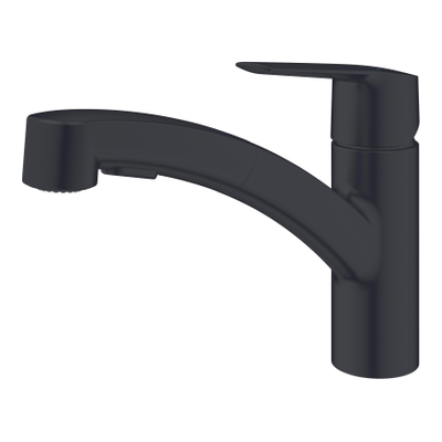 Grohe Start Keukenkraan - laag - zwart mat