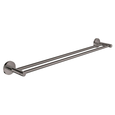 Grohe Essentials Handdoekhouder - 60cm - dubbel - hard graphite (antraciet)