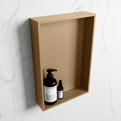 MONDIAZ EASY Nis - 44.5x29.5cm - geschikt voor in- of opbouw - 1 vak - kleur Oro | Oro