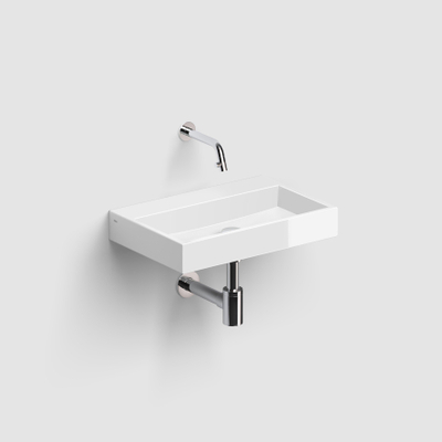 Clou Mini Wash Me lave-mains 48x32cm sans trou de robinet Céramique blanc