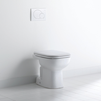 Duravit D-code Closet staand - 530mm - diepspoel verticale afv - wit