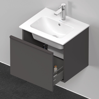 Duravit D-Neo wastafelonderkast 51x44x40.2cm 1 lade Grafiet Mat