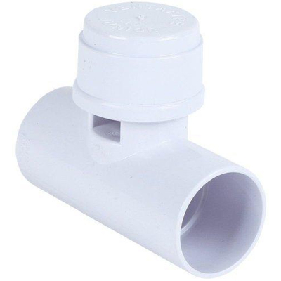 Walraven Mcalpine aérateur ventapipe jr avec pièce en t 32x32 mm blanc