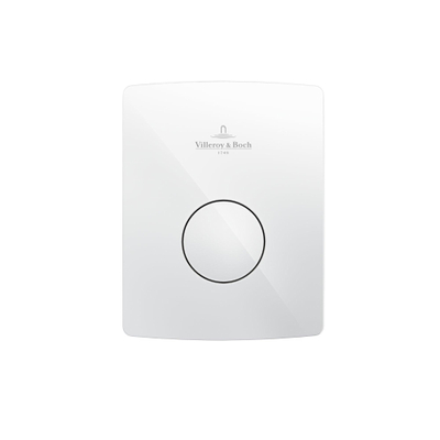 Villeroy & Boch Viconnect plaque de recouvrement pour urinoir commande manuelle 12,6x16,2cm - blanc