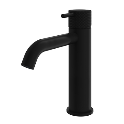 Hotbath Cobber X middelhoge wastafelmengkraan zonder waste mat zwart SHOWROOMMODEL