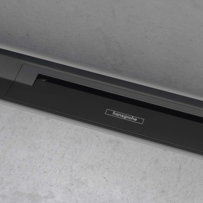 Hansgrohe RainDrain Flex Douchegoot - 80cm - inkortbaar - wandmontage - mat zwart