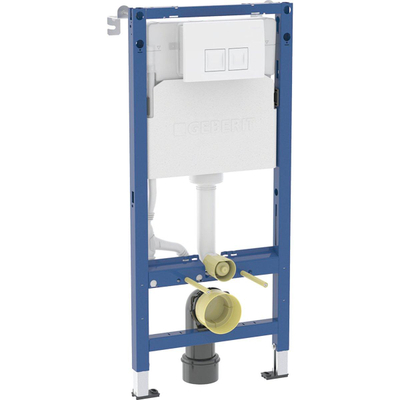 Réservoir encastré Geberit Duofix 112x12cm avec plaque de commande delta 50 sq.blanc