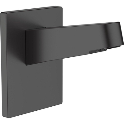 Hansgrohe Showerselect Ensemble de douche - élément encastré - thermostat - douche de tête - ensemble douchette - raccord mural - pièce de raccordement - noir mat