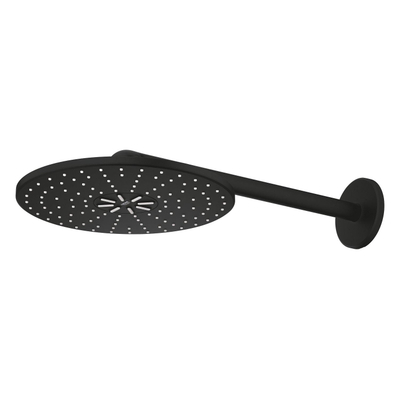 GroheRainshower SmartActivehoofddoucheset m. 2 straalsoortenØ31cmm. douchearm wandmontage 43cmphantom black