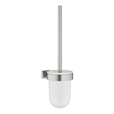GROHE Essentials Cube Toiletborstelhouder - wandmontage - open - supersteel