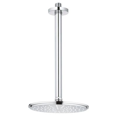 GROHE Rainshower Bras de plafond - 29cm - rosace ronde - chrome