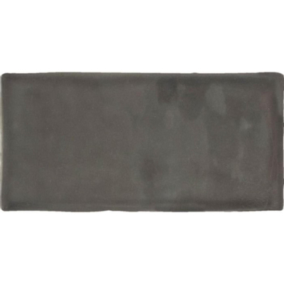 Terravito Galeno carreau mural - 7.5x15cm - 8.5mm - Rectangle - anthracite brillant