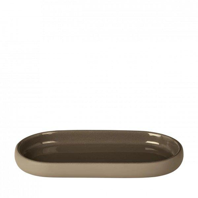 Blomus Sono Planchet - hoogte 2,5cm - breedte 10cm - lengte 19cm - Tan