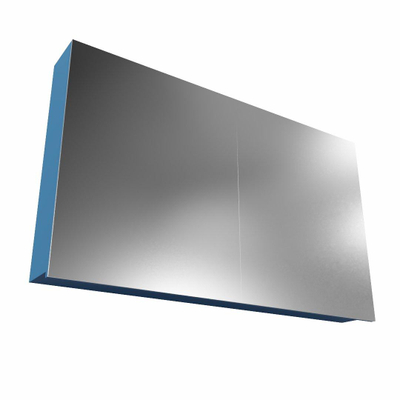 Mondiaz CUBB armoire de toilette – 120 x 70 x 18 cm – 2 portes – Jeans (bleu)