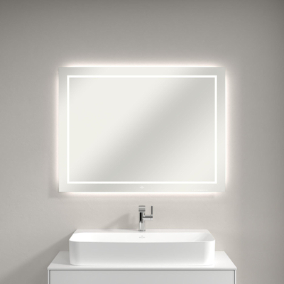 Villeroy & Boch Finion miroir avec 2x éclairage LED 100x75cm
