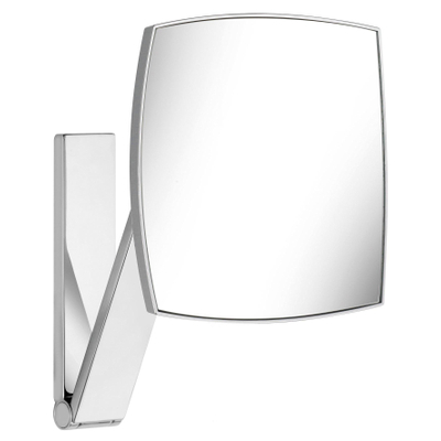 Keuco iLook_move make-upspiegel – vierkant 20x20 cm – zonder verlichting – 5x vergrotend – Chroom