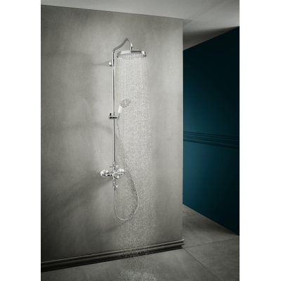 Axor Montreux ensemble de douche pluie apparent – thermostatique – douche de tête Ø 24 cm – douchette – chrome brillant