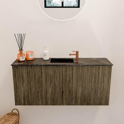 Mondiaz JOYA-DLUX 90cm toiletmeubel - kleur Dusk - Wastafel FAYE positie Midden 1 kraangat kleur Lava.
