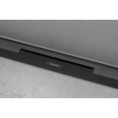 Hansgrohe RainDrain Flex Douchegoot - 90cm - inkortbaar - wandmontage - mat zwart