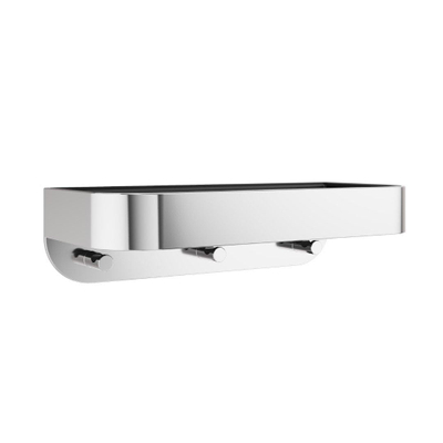 Crosswater ACCESSORY Douchemand Wandgemonteerd Zwarte Inzet - chroom